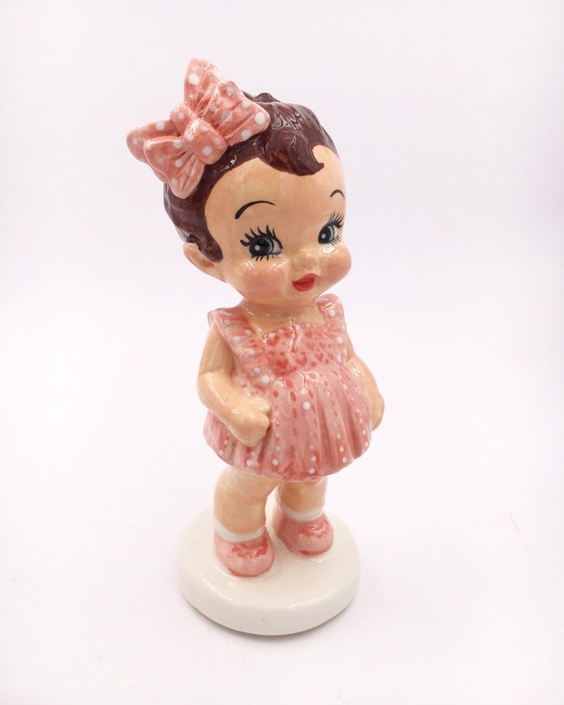Ceramic Dolls Ceramic Figurines Vintage Sculpture Etsy