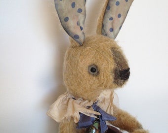 Wodga Wabbit with stickyup ears - a new Pattern from Luvly Bears