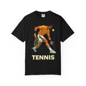 Tennis Graphic T-Shirt - Unisex, Sporty Style