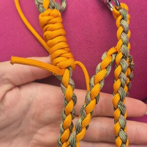 Paracord dog leash - customizable - handmade