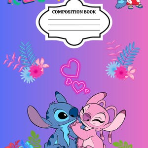 Lilo composition notebook template