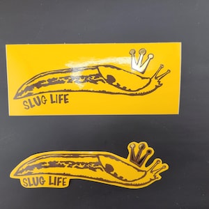 Slug Lifeビニールステッカー、手作り