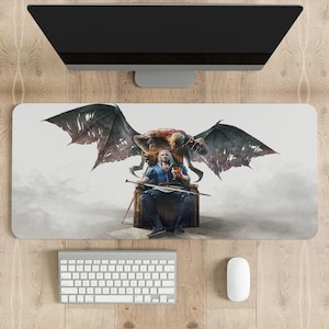 The Witcher 3 Wild Hunt Mouse Pad | Different sizes Personalized Printing | Gaming Mouse Pad | Customized Mouse Pad | Game, Anime, Desk Mat