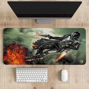 The Mandalorian Mouse Pad | Different sizes Personalized Printing | Gaming Mouse Pad | Customized Mouse Pad | Game, Anime, Desk Mat