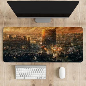 Fallout Gaming Mouse Pad: Personalized Printing, Stitched Edges
