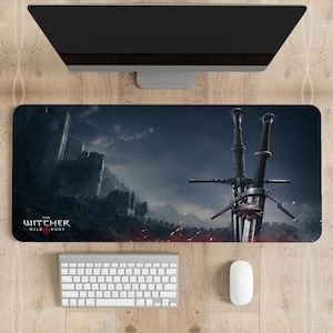 The Witcher 3 Wild Hunt Mouse Pad | Different sizes Personalized Printing | Gaming Mouse Pad | Customized Mouse Pad | Game, Anime, Desk Mat