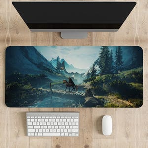 The Witcher 3 Wild Hunt Pad | Different sizes Personalized Printing | Gaming Mouse Pad | Customized Mouse Pad | Game, Anime, Desk Mat