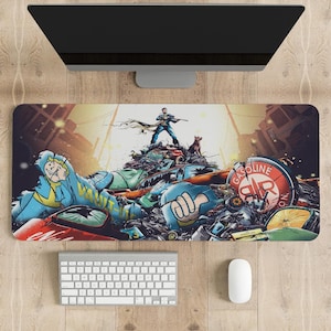 Fallout New Vegas Gaming Mouse Pad: Stitched Edges, Vibrant Print