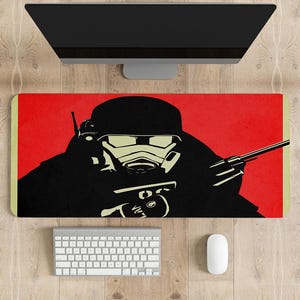 Fallout Gaming Mouse Pad: Personalized Printing, Stitched Edges