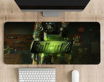 Fallout Gaming Mauspad: Personalisierter Druck, genähte Kanten