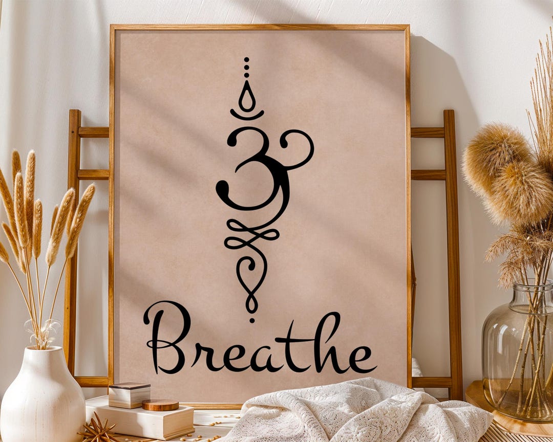 Mindful moments Meditation Print: Minimalist Yoga Zen Wall Art (digital ...
