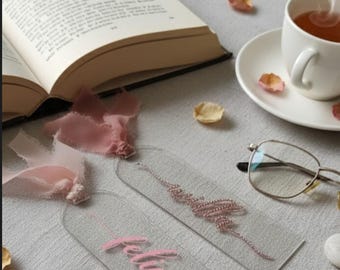 Marcador de nombre personalizado: con o sin diamantes de imitación. ¡Elige tu color!