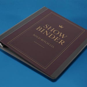 Dog Show Binder for Handlers – Luxe Ring-Ready Organizer for AKC & UKC | Dog Show Planner + Judge Logs + Title Trackers | Bold Bitch Co.™