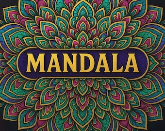 Livro de colorir mandalas para adultos: 30 designs complexos (download digital)