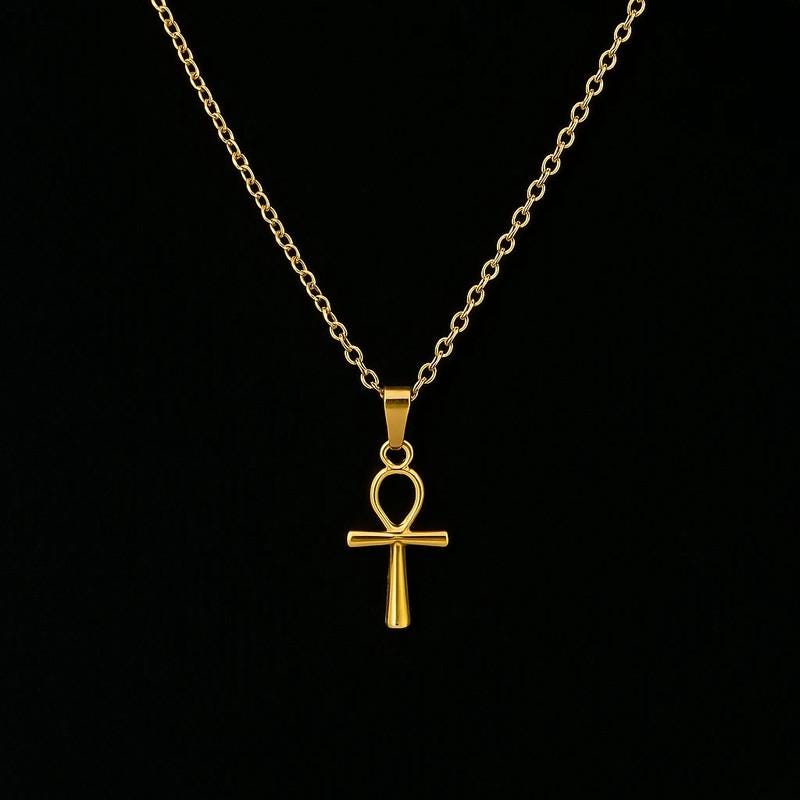 Charm (pendentif) Clé D'Ankh En Or Jaune 9 Carats - Marque Jewellerybox, Neuf étiqueté