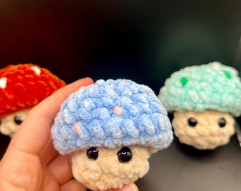 Handmade crochet Fidget Pop It Mushroom