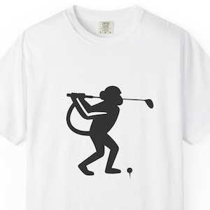 Koszulka Cool Monkey Golf – dla osób z poczuciem humoru, miłośników zwierząt lub osób grających w golfa w podobnym stylu