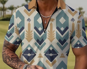 90er Jahre Nostalgie - Golf Poloshirt. Eine Hommage an klassische 90er Jahre Golfmode