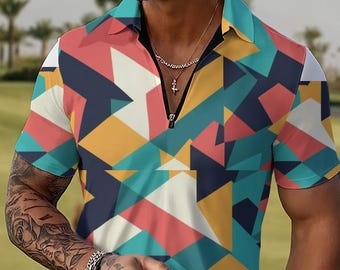 90er vintage Golf Poloshirt. Einzigartiges Golf Polo Design. Tolle Geschenkidee (versandkostenfrei!)