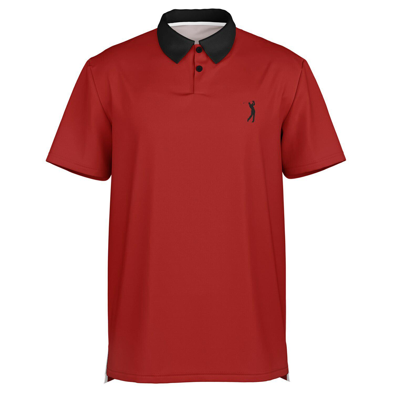 tiger woods golf shirt no collar