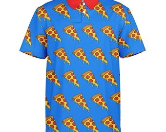Pizzastück - Golf Poloshirt