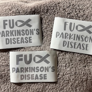 F*ck Parkinson&#39;s Disease Decal: Car Window Vinyl Sticker