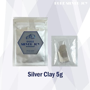 5g Silver Metal Clay – 999 Silver | Jewelry Making Material for DIY, Crafts & Artisans