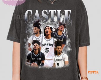 Stephon Castle Shirt, San Antonio Spurs Tee, NBA Rookie Graphic T-Shirt