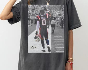 Camiseta gráfica vintage de Christian Gonzalez de los años 90, camiseta para fanáticos de los deportes, camiseta para el día del juego