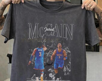 Retro Jared McCain Graphic Tee, Basketball Streetwear Shirt, Trendy Hoops Fashion