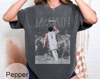 Jared McCain Basketball Graphic Tee, Vintage Athlete Streetwear Shirt