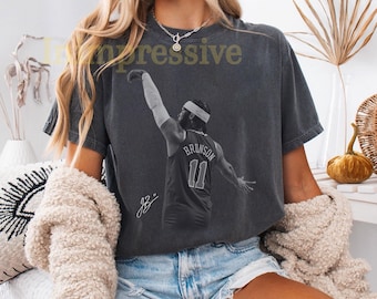 Camiseta vintage pirata de Jalen Brunson, camiseta retro con estampado de baloncesto, regalo para los fans del baloncesto de Nueva York