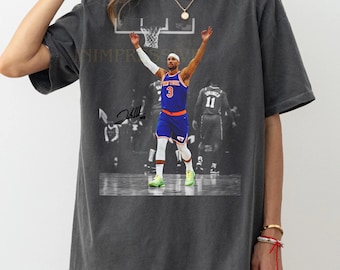 City Edition Josh Hart Basketball T-Shirt, New York Hoops Graphic Tee, NBA Streetwear