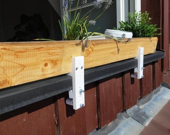 Fensterbank-Halterung  Halter ohne Bohren für Blumenkasten oÄ. Balkoni