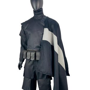 Boba Fett Mandalorian Costume – 5-Piece Star Wars Bounty Hunter Outfit with Belt & Armor Detailing