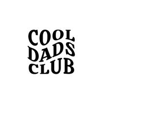 PNG digital del Club de Papás Geniales: Diseño divertido de camiseta para papá: Regalo DIY para él: Descarga instantánea para sublimación y prensa de calor