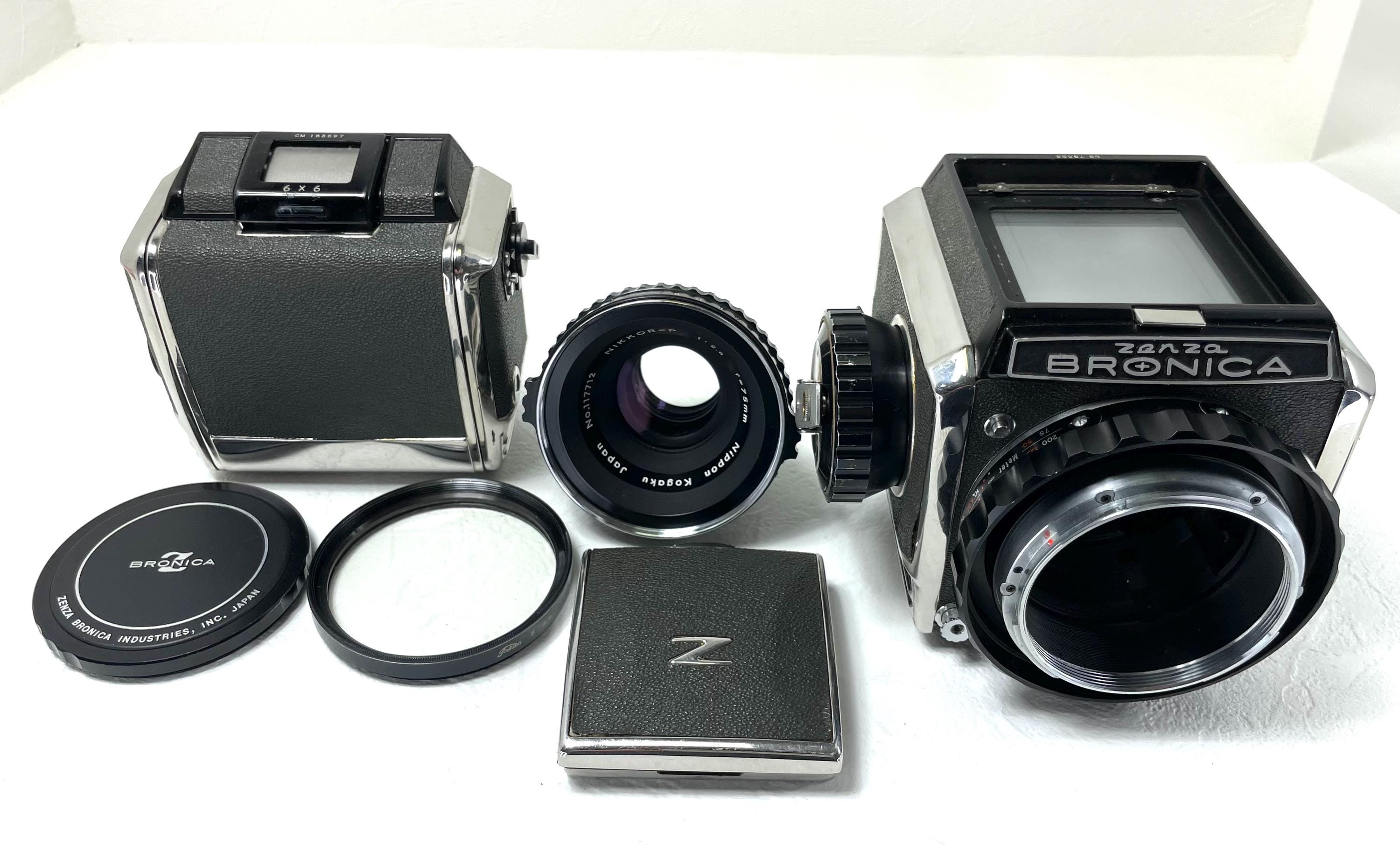 ZENZA BRONICA ベローズ Zenza Bronica S2 Medium Format Camera 75mm F2.8 From Japan