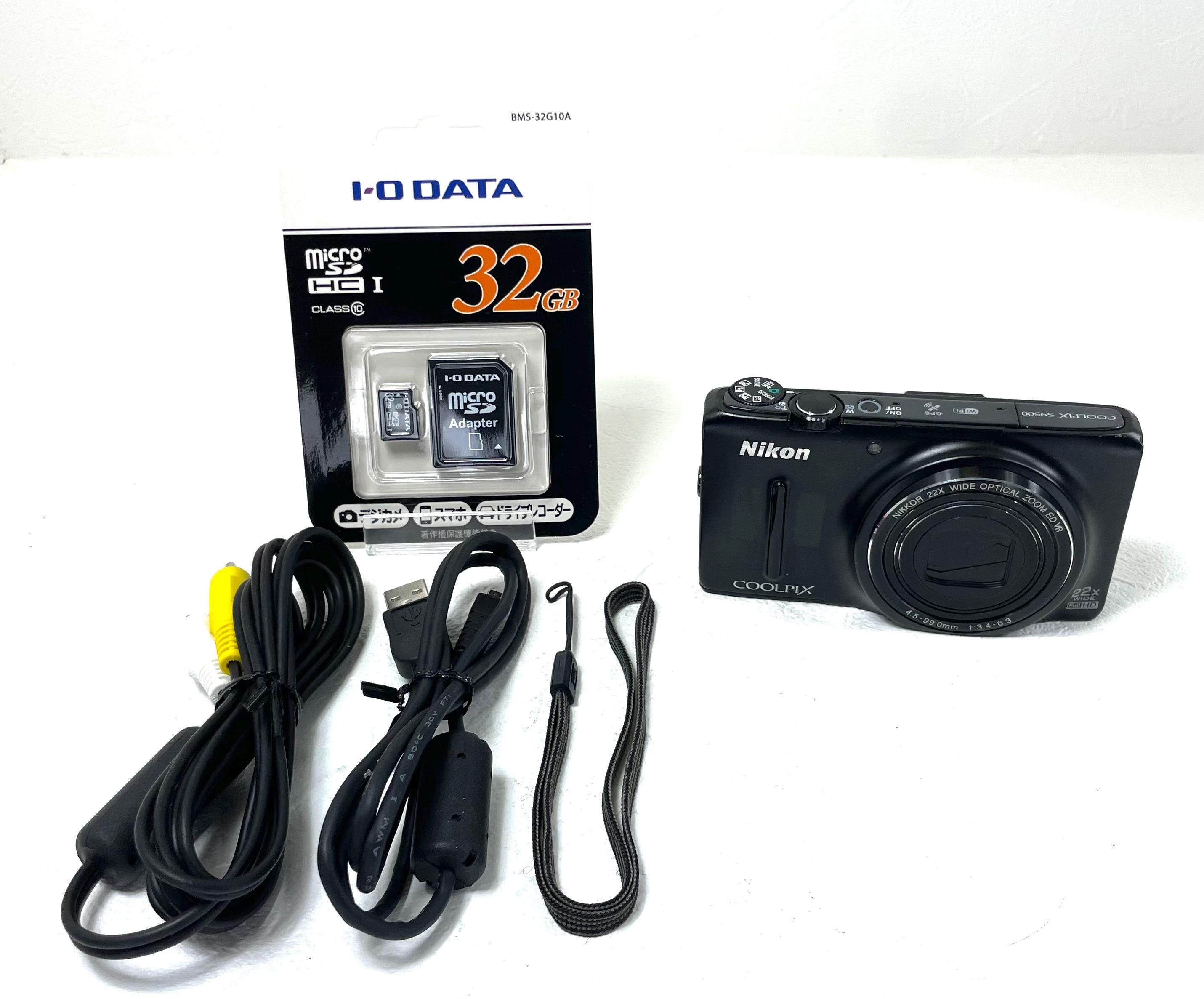 Nikon Coolpix S9500 Black 18.1MP 22x Zoom Digital Camera