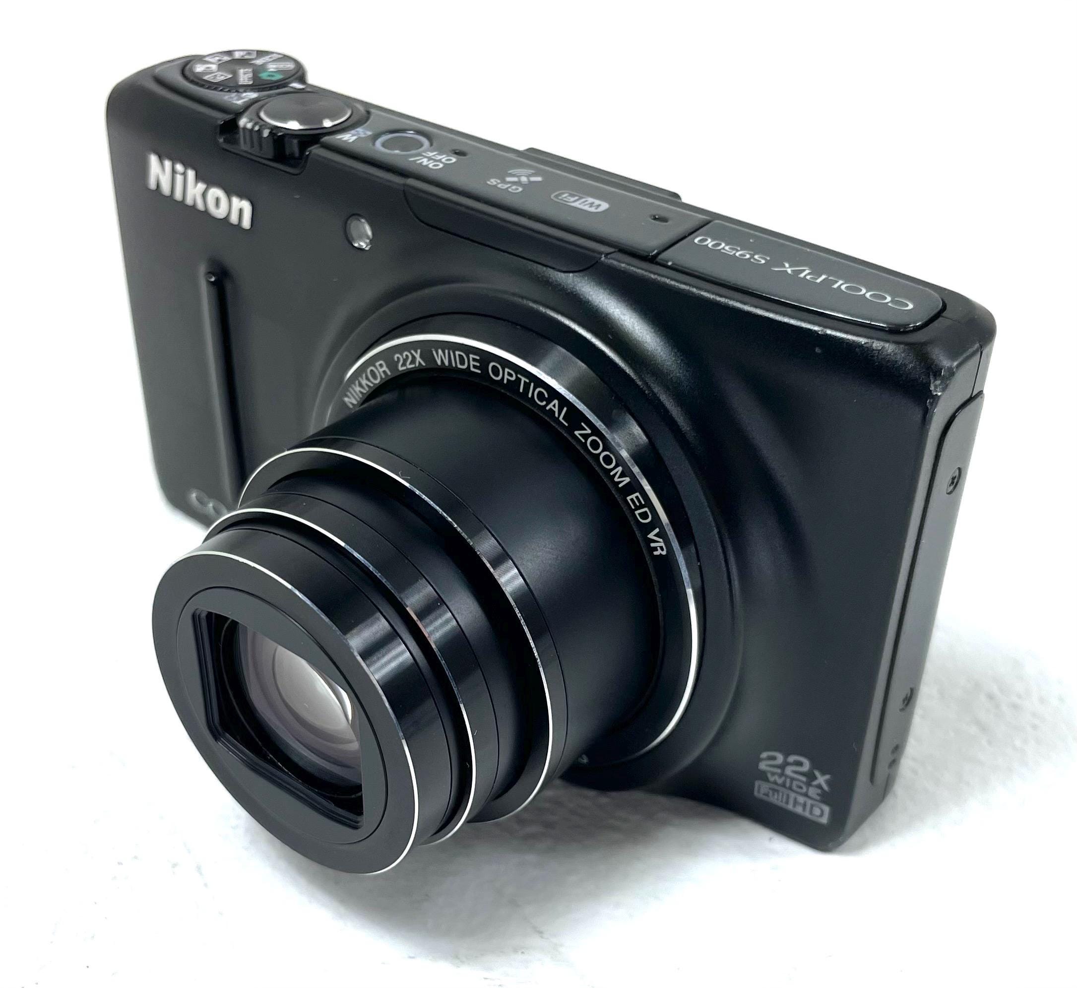 Nikon Coolpix S9500 Black 18.1MP 22x Zoom Digital Camera