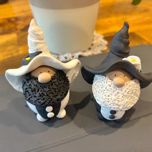 Mr. and Mr. Groom Gnomes Cake Toppers Customizable