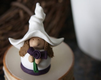Mrs. and Mrs. Bride Gnomes Cake Toppers Customizable