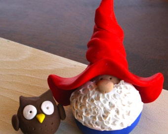 Mr. Pick-a-Gnome and His Pet Owl