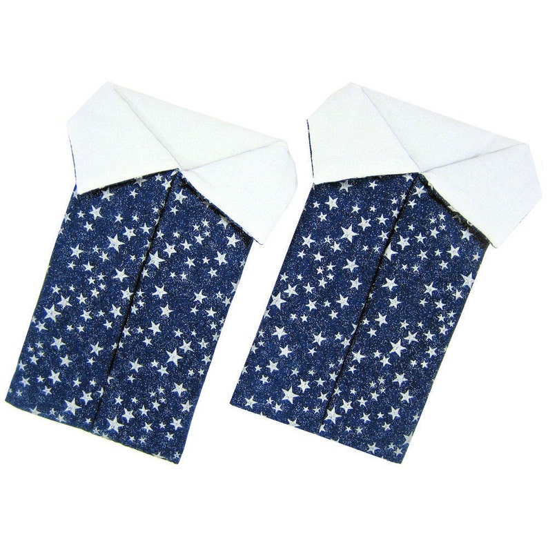 Toy Pop Up Tent navy blue silver sparkling star print fabric for action figures Sleeping Bags stuffed animals or dolls