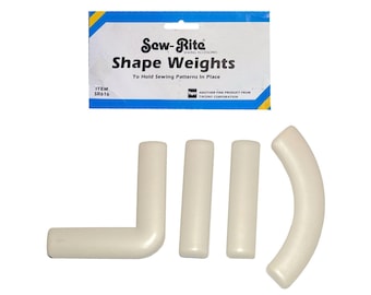 Sew-Rite Shape Sewing Pattern Weights, 4 Piece Set
