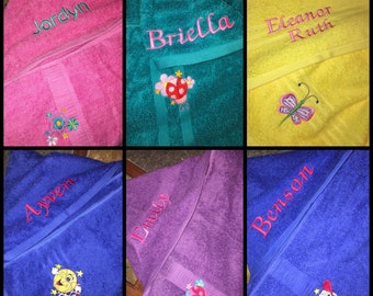 Personalized Hooded Bath Towel