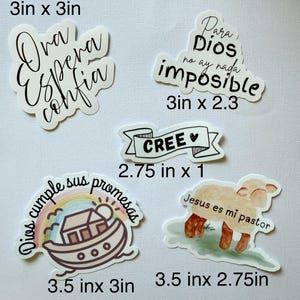 Calcomias cristãs. Adesivos cristãos - espanhol
