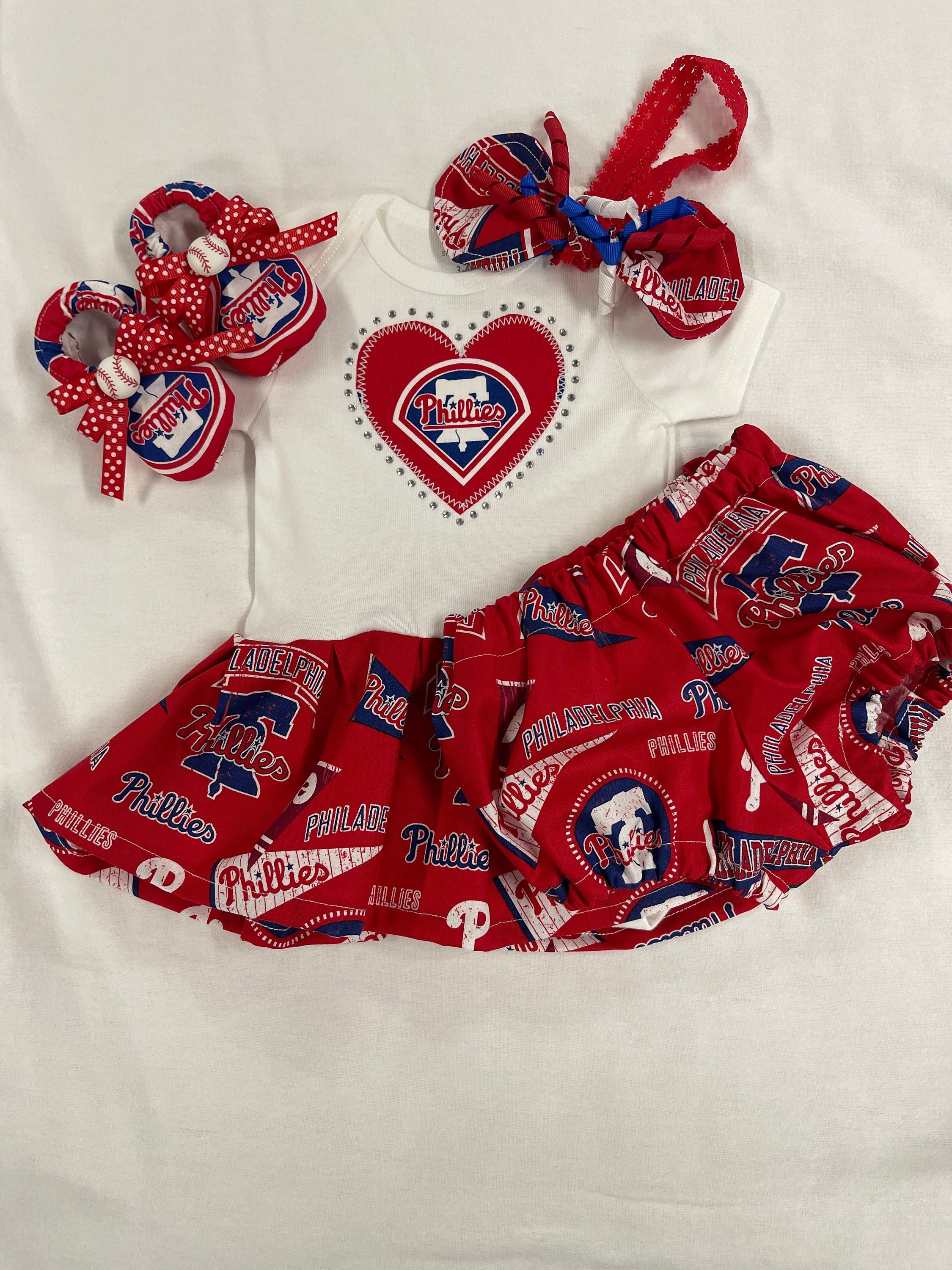 Philadelphia Phillies Inspired Baby Coming-home Outfit 