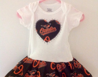 Baltimore Orioles Inspired Dress