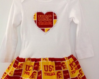 University of Southern California Inspired Infant Dress
