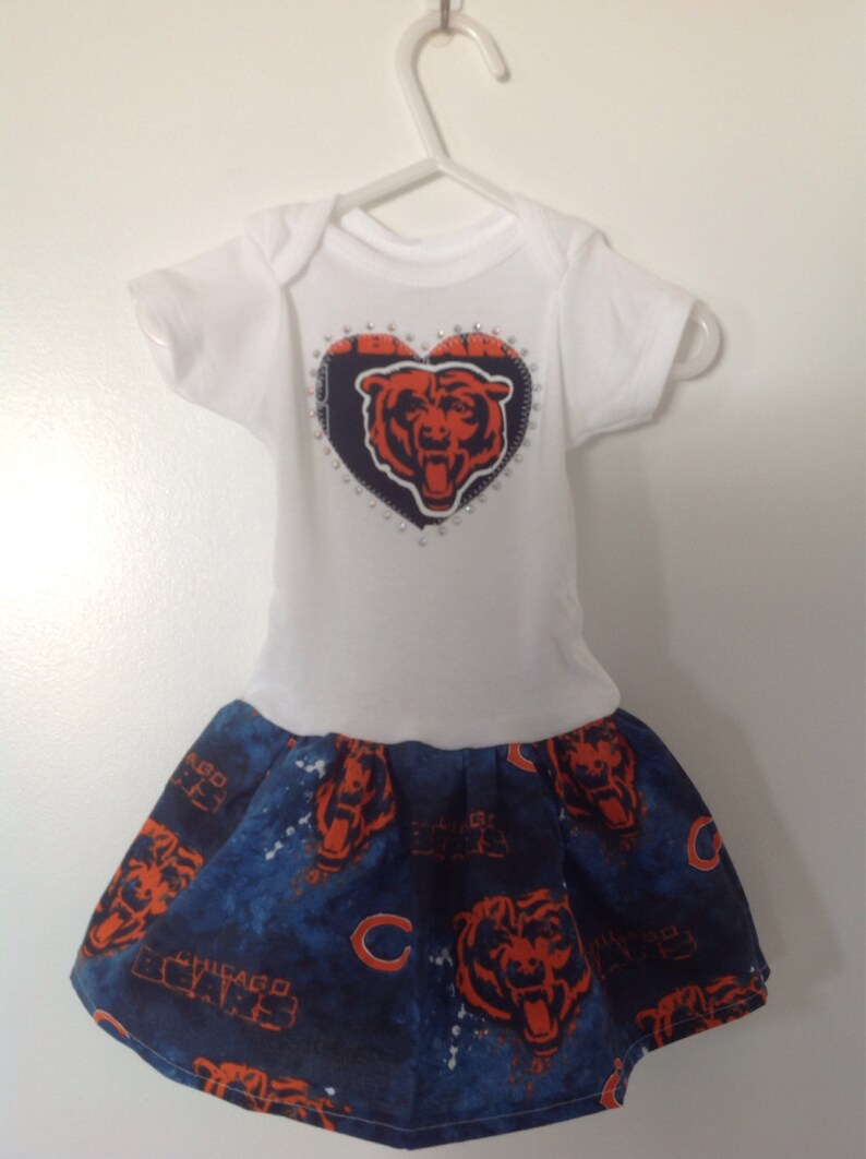 Chicago Bears Inspired Infant Dress Etsy